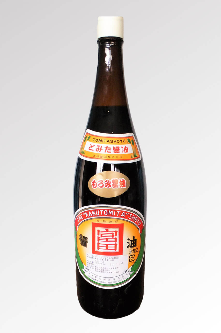 醤油　もろみ（本醸造）1.8L(ビン)